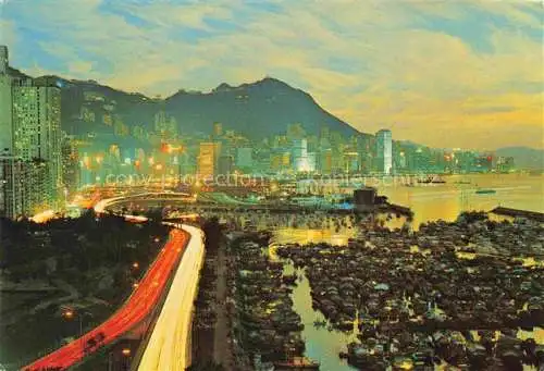 AK / Ansichtskarte  Hong-Kong_HONGKONG_HK Beautiful dusk scene