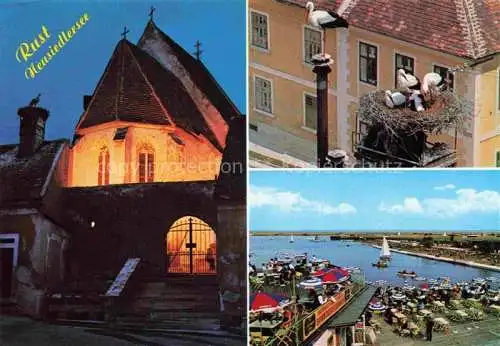 AK / Ansichtskarte  Rust_Neusiedlersee_Burgenland_AT Stadt der Stoerche Fischerkirche Marienkapelle Seebad Seerestaurant