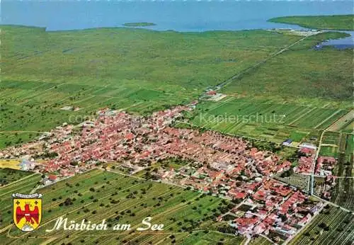 AK / Ansichtskarte  Moerbisch_See_Burgenland_AT Panorama mit Blick auf den Neusiedlersee