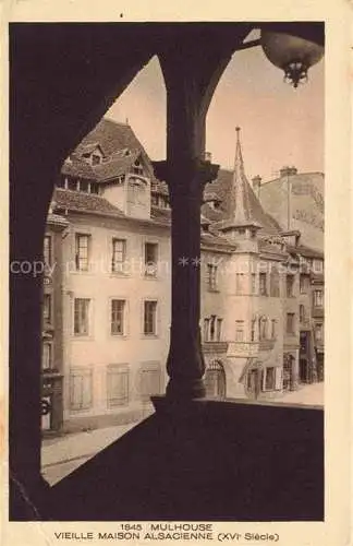 AK / Ansichtskarte  MULHOUSE_Muehlhausen_68_Alsace Vieille Maison Alsacienne