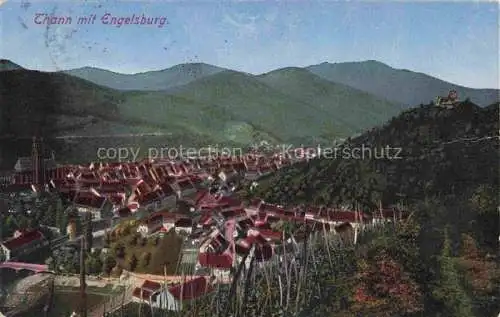 AK / Ansichtskarte  Thann__68_Haut-Rhin Panorama mit Engelsburg