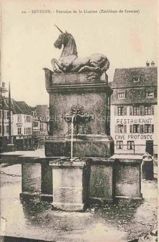 AK / Ansichtskarte  Saverne_Zabern_67_Bas_Rhin_Alsace Fontaine de la Cocorne