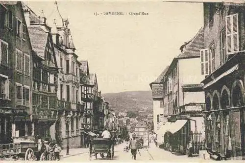 AK / Ansichtskarte  Saverne_Zabern_67_Bas_Rhin_Alsace Grand Rue