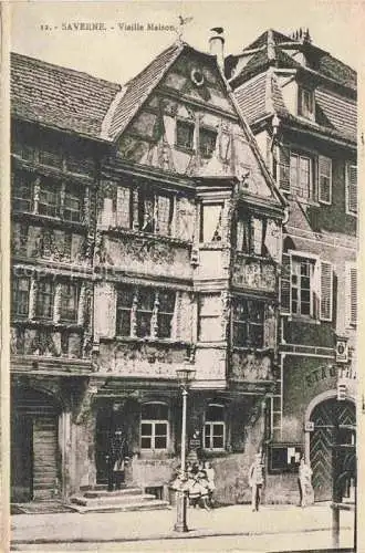 AK / Ansichtskarte  Saverne_Zabern_67_Bas_Rhin_Alsace Vieille Maison