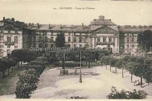 AK / Ansichtskarte  Saverne_Zabern_67_Bas_Rhin_Alsace Place du Chateau