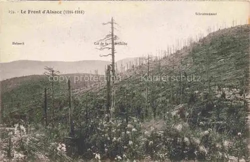 AK / Ansichtskarte  Schratzmaennle_976m_Abri_Allemand_Guebwiller_68_Alsace Le Front d'Alsace Hohneck Col de la Schlucht