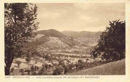 AK / Ansichtskarte  Wesserling_Husseren_Thann_68_Haut-Rhin Vue panoramique de Mitzach et Ranspach