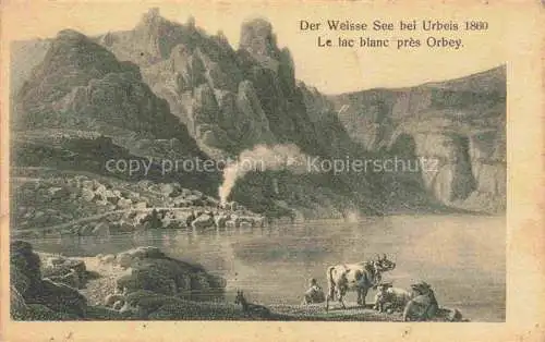 AK / Ansichtskarte  Urbeis_Orbey_68_Haut_Rhin Le lac blanc pres Orbey