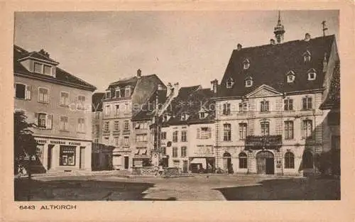 AK / Ansichtskarte  Altkirch_68_Haut-Rhin Dorfplatz