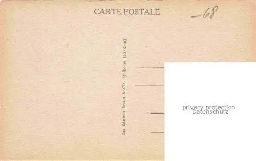 AK / Ansichtskarte  Altkirch_68_Haut-Rhin Dorfplatz