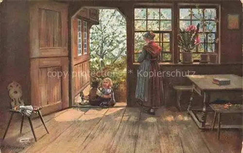 AK / Ansichtskarte  Hoffmann__Heinrich_Kuenstlerkarte_Sueddeutschland_Alsace Fruehling im Schwarzwald