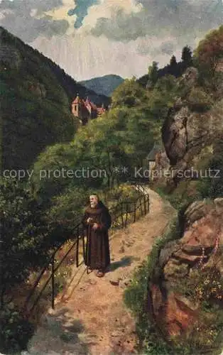 AK / Ansichtskarte  Hoffmann__Heinrich_Kuenstlerkarte_Sueddeutschland_Alsace Dufenbachtal mit Dufenbachkapelle