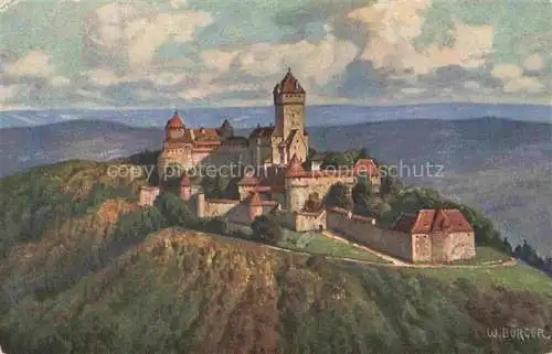 AK / Ansichtskarte  Hoffmann__Heinrich_Kuenstlerkarte_Sueddeutschland_Alsace Die Hohkoenigsburg