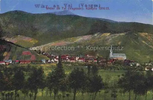 AK / Ansichtskarte  Weier-im-Tal_Wihr-au-Val_68_Haut-Rhin Panorama Kaempfe 1914 in WK1