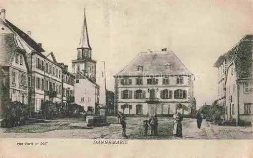 AK / Ansichtskarte  DANNEMARIE__Dammerkirch_Alsace_68_Haut-Rhin Marktplatz Rathaus