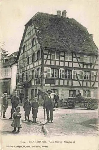 AK / Ansichtskarte  DANNEMARIE__Dammerkirch_Alsace_68_Haut-Rhin Une Maison Alsacienne