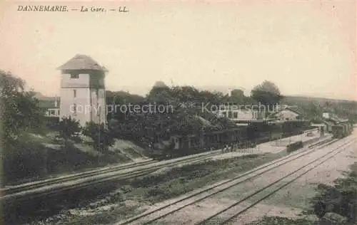 AK / Ansichtskarte  DANNEMARIE__Dammerkirch_Alsace_68_Haut-Rhin La Gare