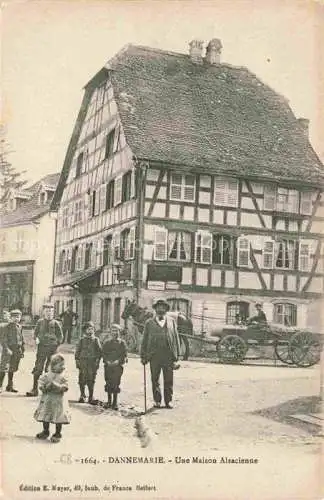 AK / Ansichtskarte  DANNEMARIE__Dammerkirch_Alsace_68_Haut-Rhin Une Maison Alsacienne