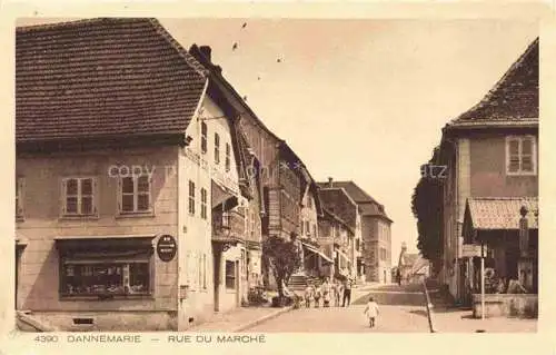 AK / Ansichtskarte  DANNEMARIE__Dammerkirch_Alsace_68_Haut-Rhin Rue du Marche