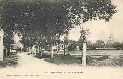 AK / Ansichtskarte  DANNEMARIE__Dammerkirch_Alsace_68_Haut-Rhin Route de Belfort