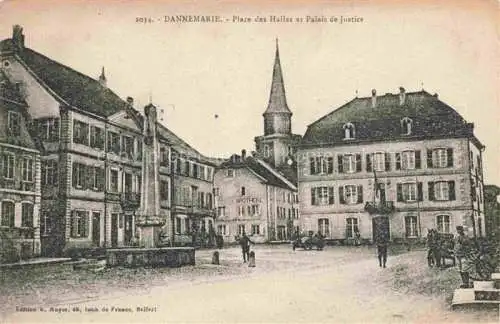 AK / Ansichtskarte  DANNEMARIE__Dammerkirch_Alsace_68_Haut-Rhin Place des Halles et Palais de Justice