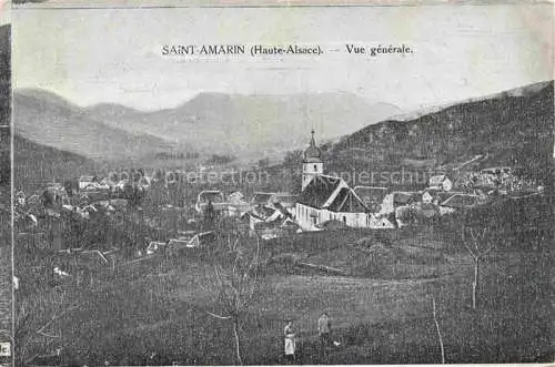 AK / Ansichtskarte  Saint-Amarin_St-Amarin_Alsace_68_Haut_Rhin Vue générale et les Vosges