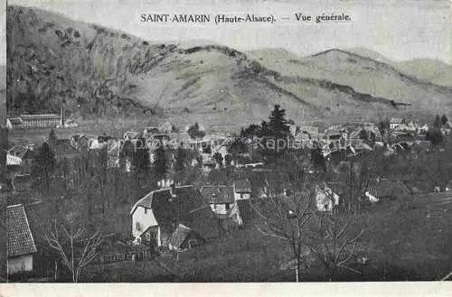 AK / Ansichtskarte  Saint-Amarin_St-Amarin_Alsace_68_Haut_Rhin Vue générale et les Vosges