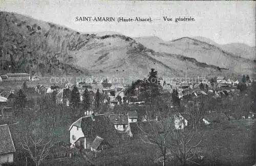 AK / Ansichtskarte  Saint-Amarin_St-Amarin_Alsace_68_Haut_Rhin Vue générale et les Vosges