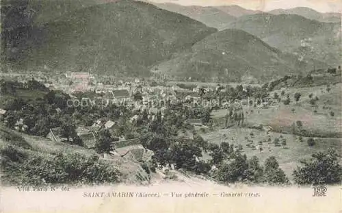 AK / Ansichtskarte  Saint-Amarin_St-Amarin_Alsace_68_Haut_Rhin Vue générale et les Vosges