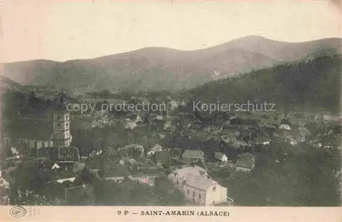 AK / Ansichtskarte  Saint-Amarin_St-Amarin_Alsace_68_Haut_Rhin Vue générale et les Vosges