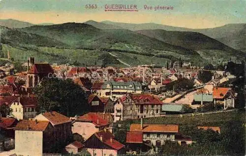 AK / Ansichtskarte  Guebwiller_Elsass_68_Haut-Rhin Vue générale et les Vosges