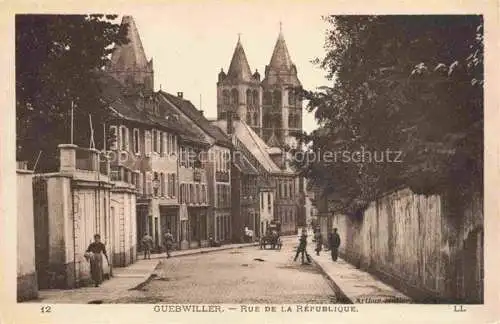 AK / Ansichtskarte  Guebwiller_Elsass_68_Haut-Rhin Rue de la République