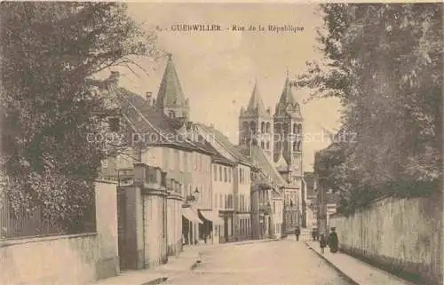 AK / Ansichtskarte  Guebwiller_Elsass_68_Haut-Rhin Rue de la République