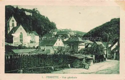 AK / Ansichtskarte  Ferrette_Pfirt_68_Haut-Rhin Vue générale