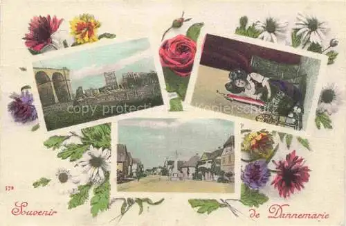 AK / Ansichtskarte  DANNEMARIE__Dammerkirch_Alsace_68_Haut-Rhin Souvenir de la ville des fleurs