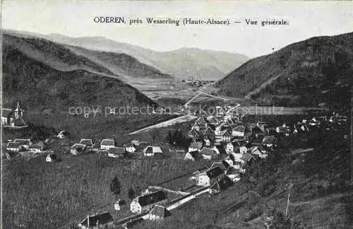 AK / Ansichtskarte  Oderen_68_Haut_Rhin Vue générale et les Vosges