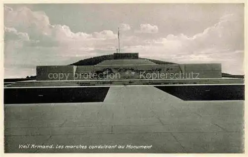 AK / Ansichtskarte  Vieil_Armand_Hartmannswillerkopf Les marches conduisant au Monument