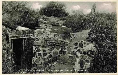 AK / Ansichtskarte  Vieil_Armand_Hartmannswillerkopf Souvenir de la grande Guerre 1914-18