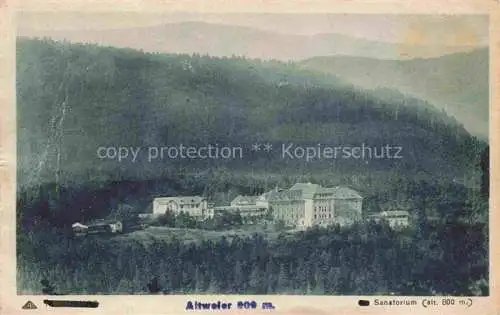 AK / Ansichtskarte  Altweier_Aubure_68_Haut-Rhin Sanatorium