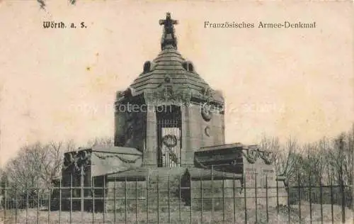 AK / Ansichtskarte  Woerth__Sauer_67_Alsace Franzoesisches Armee Denkmal