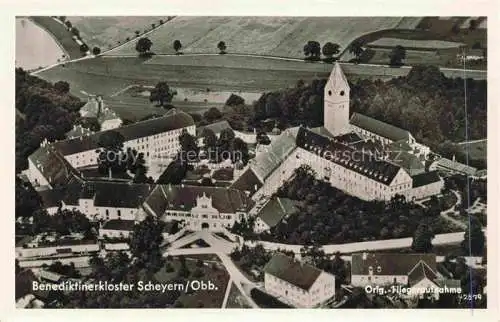 AK / Ansichtskarte  Scheyern Benediktinerkloster Scheyern Fliegeraufnahme