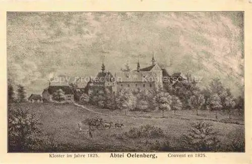 AK / Ansichtskarte  Oelenberg_Abtei_Reiningue_68_Elsass Kloster im Jahre 1825