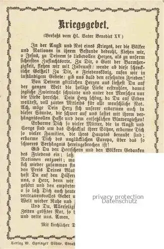 AK / Ansichtskarte  Saarburg_Lothringen_Sarrebourg_57_Moselle In der Schlacht von Saarburg 1914 wurde das Kreuz des Heilands weggeschossen das Bild selbst blieb jedoch unbeschaedigt und wird so erhalten bleiben