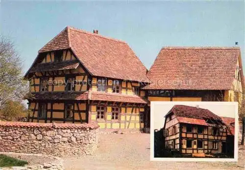 AK / Ansichtskarte  Ungersheim_Guebwiller_68_Haut-Rhin La maison de Joncherey telle qu'elle se presentait dans son village d'origine et telle qu'elle a ete remontee