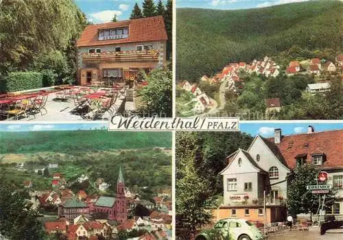 AK / Ansichtskarte  Weidenthal_Pfalz Gaststaette Berghof Panorama Gasthaus Birkenhof