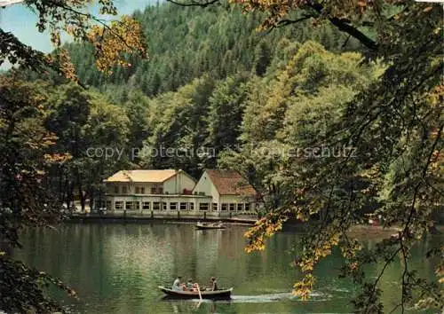 AK / Ansichtskarte  Isenach_BAD_DueRKHEIM_Rheinland-Pfalz Forellenhaus Isenach Restaurant Gondelteich