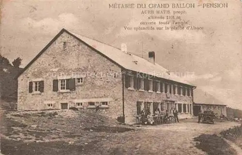 AK / Ansichtskarte  Grand-Ballon 68 Alsace Vosges Métairie du Grand Ballon Pension