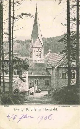 AK / Ansichtskarte  Hohwald Bad Selestat-Erstein 67 Evangelische Kirche