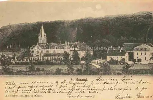 AK / Ansichtskarte  St-Morand Saint-Morand Rammersmatt Thann 68 Haut-Rhin Vue générale Eglise