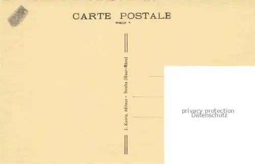 AK / Ansichtskarte  Kruth Krueth 68 Haut-Rhin Cafe Restaurant au Soleil d'Or Eglise